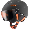 Uvex Kinder Visor Pro Junior Visierhelm - black/orange